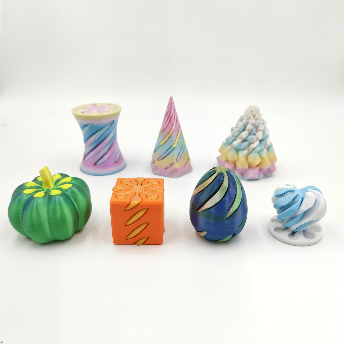 18PCS 3D Printed Fidget Toys Set, Assorted Desk Toys for Adults and Kids