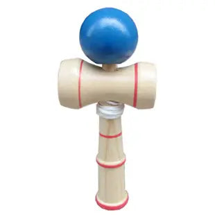 2-piece wooden skill ball sword and ball sword toy set for competition, hand-eye coordination training, DIY children's educational toy