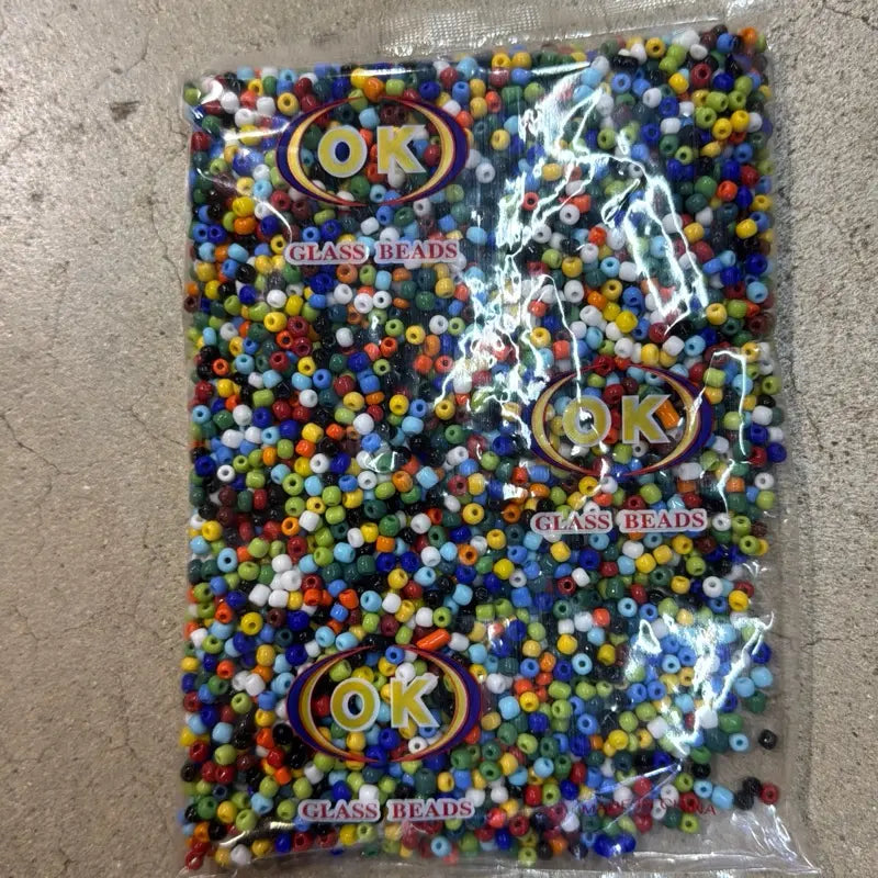 Glass bead multi color 1 LBS  bag for DIY making necklace bracelet craft cuentas de cristal for making ochun oya yemaya obatala santo necklace and bracelet