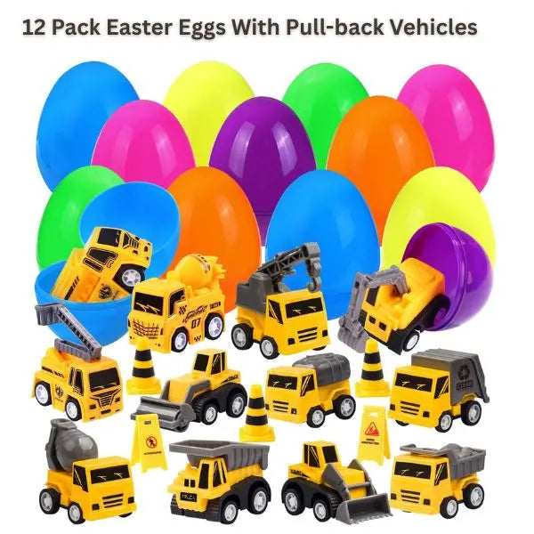 26 Pack Prefilled Easter Eggs with Animal Alphabet Wooden Puzzles – ABC Learning Toys, Easter Egg Fillers, Easter Basket Stuffers for Toddlers & Kids