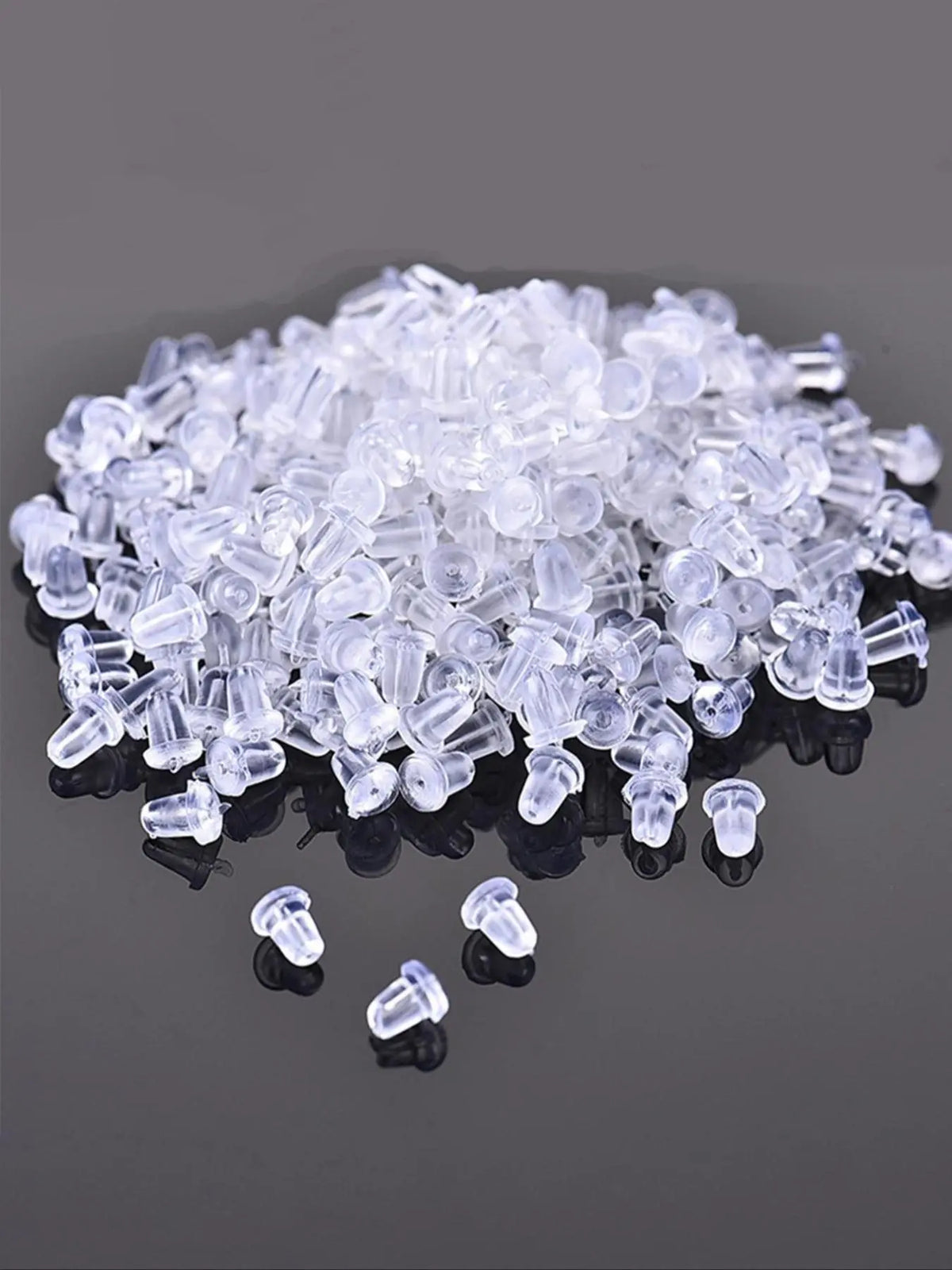 Clear Silicone Earring Backs, Transparent Earring Back Stoppers, DIY Earring Accessories for Women & Girls, Fashion Accessories for Daily Wear, Diy Beading Accessories, Jewelry Making Supplies