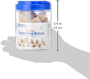 Learning Resources Wooden Geometric Solids