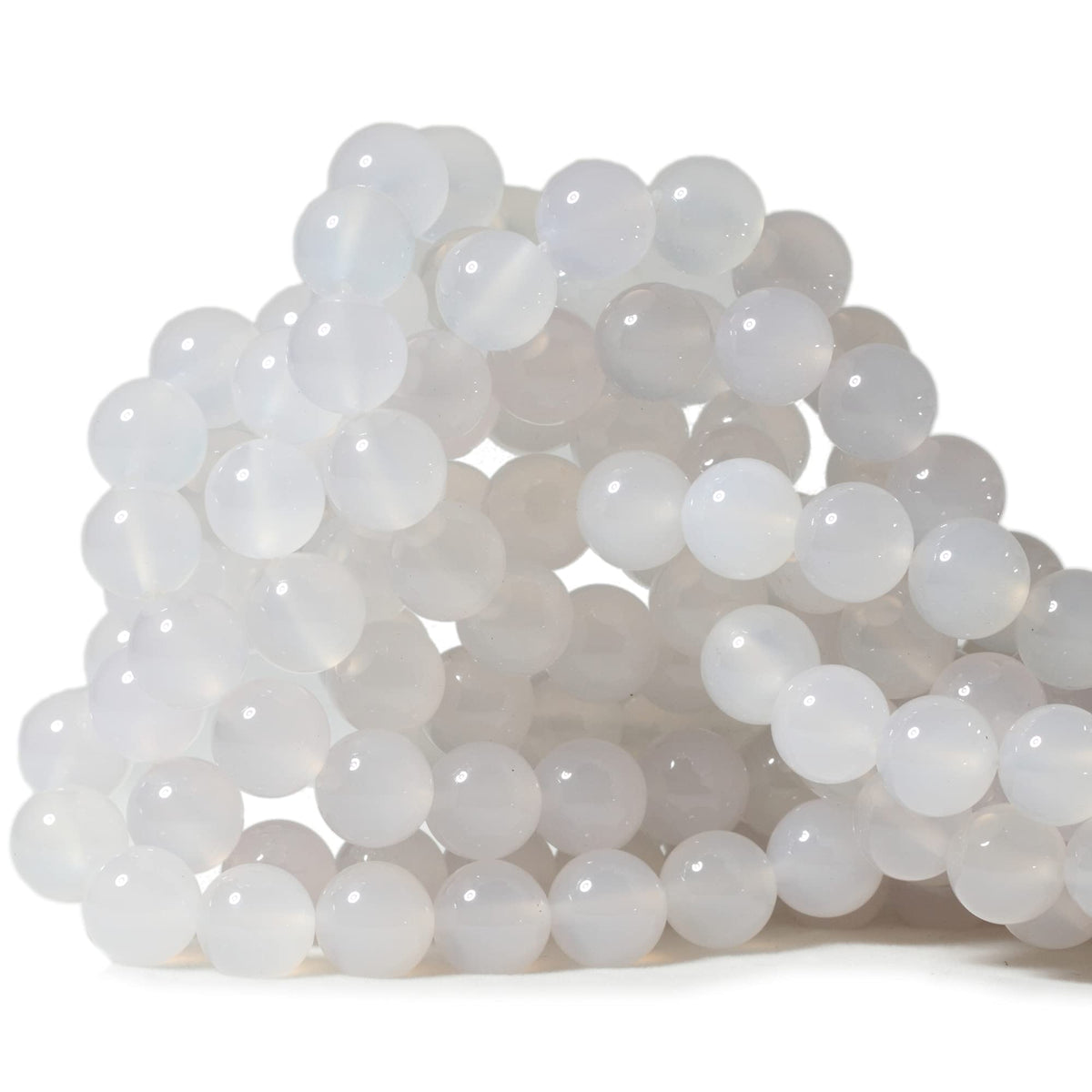 60PCS 6mm Natural Indian Agate Gemstone Round Loose Beads for Jewelry Making DIY 1 Strand 15"