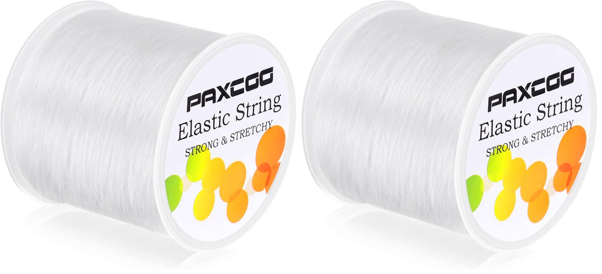 Paxcoo Elastic Bracelet String Cord Stretch Bead Cord for Jewelry Making and Bracelets Making