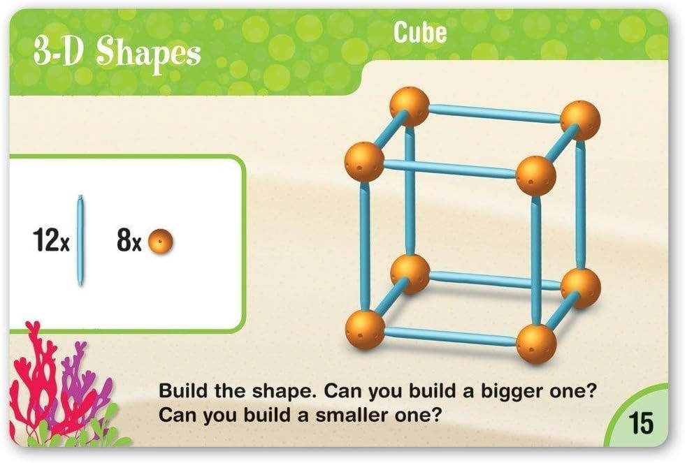 Learning Resources Dive Into Shapes! A Sea & Build Geometry Set
