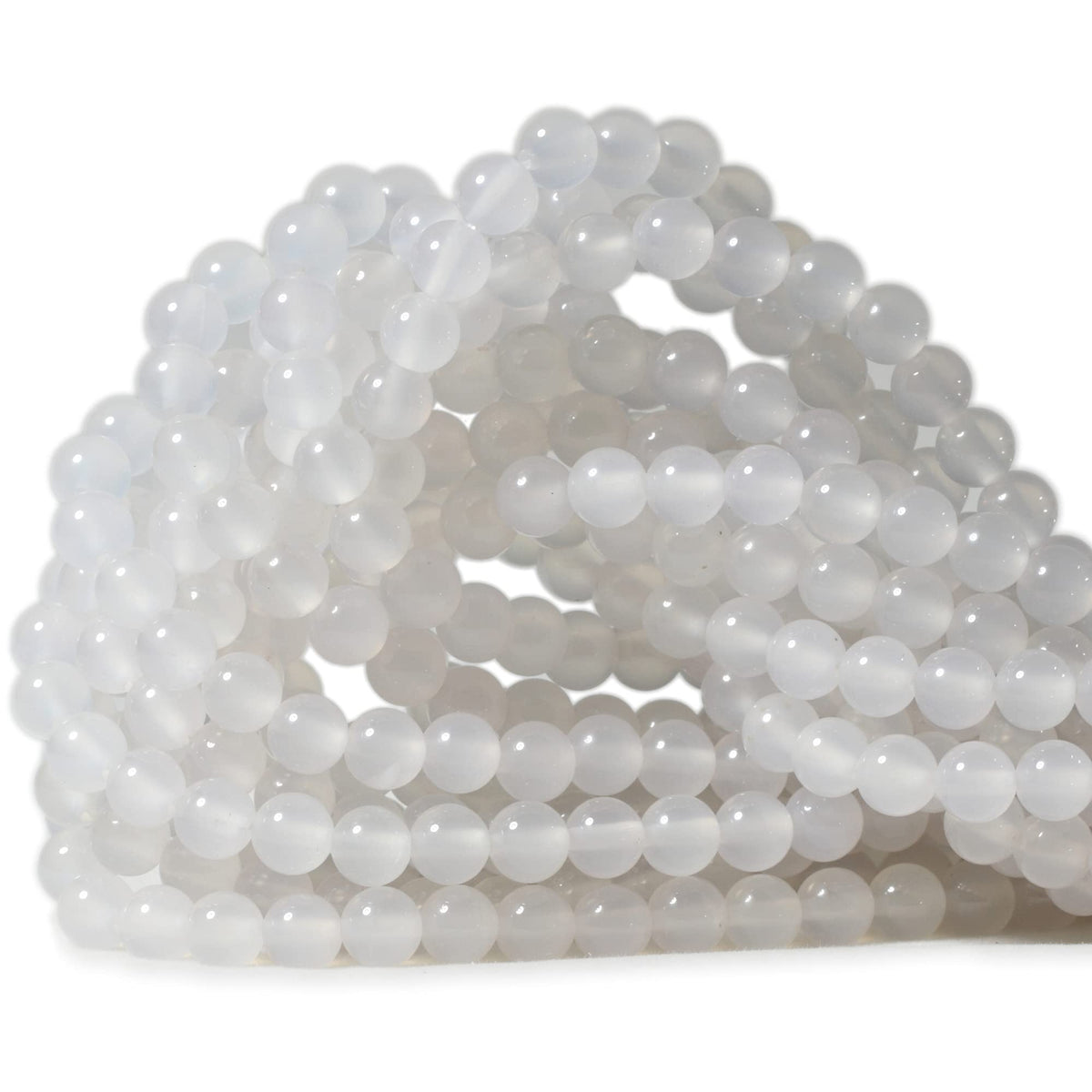 60PCS 6mm Natural Indian Agate Gemstone Round Loose Beads for Jewelry Making DIY 1 Strand 15"