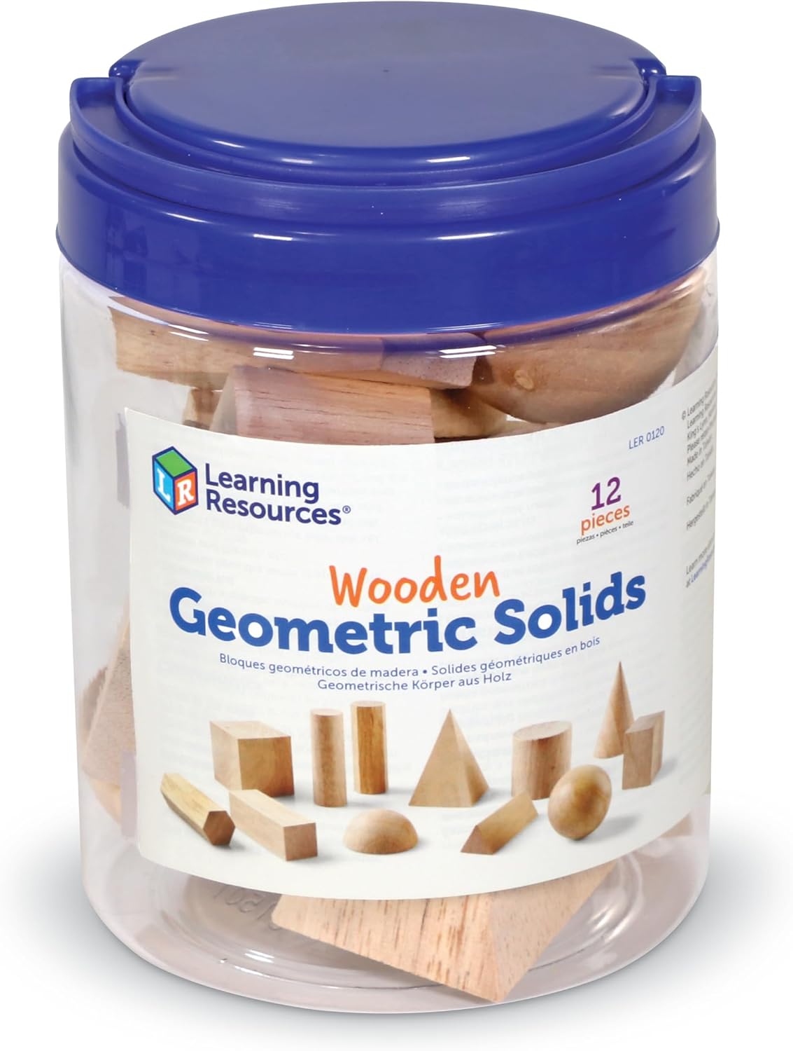 Learning Resources Wooden Geometric Solids