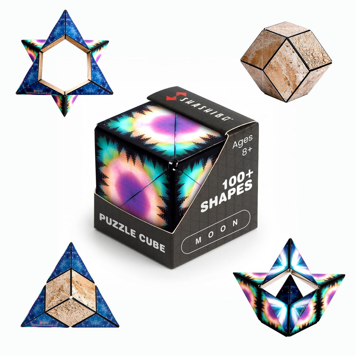 Shashibo OCTA Magnetic Puzzle Toy, Stress Relief Fidget Toy