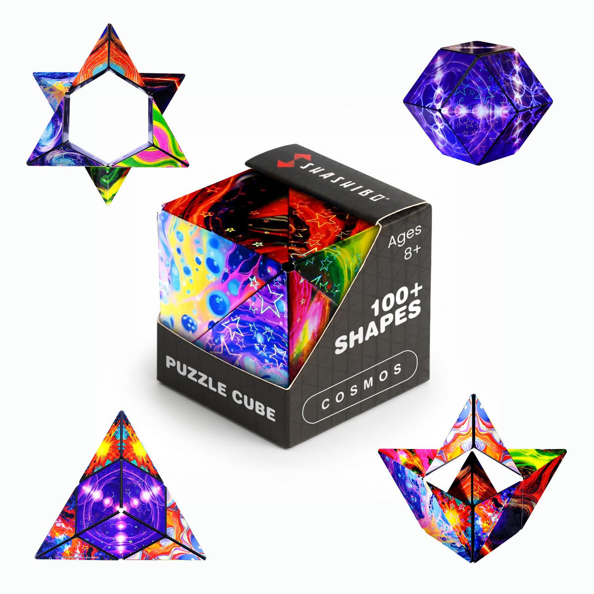 Shashibo DODECA Magnetic Puzzle Cube, Stress Relief Fidget Toy