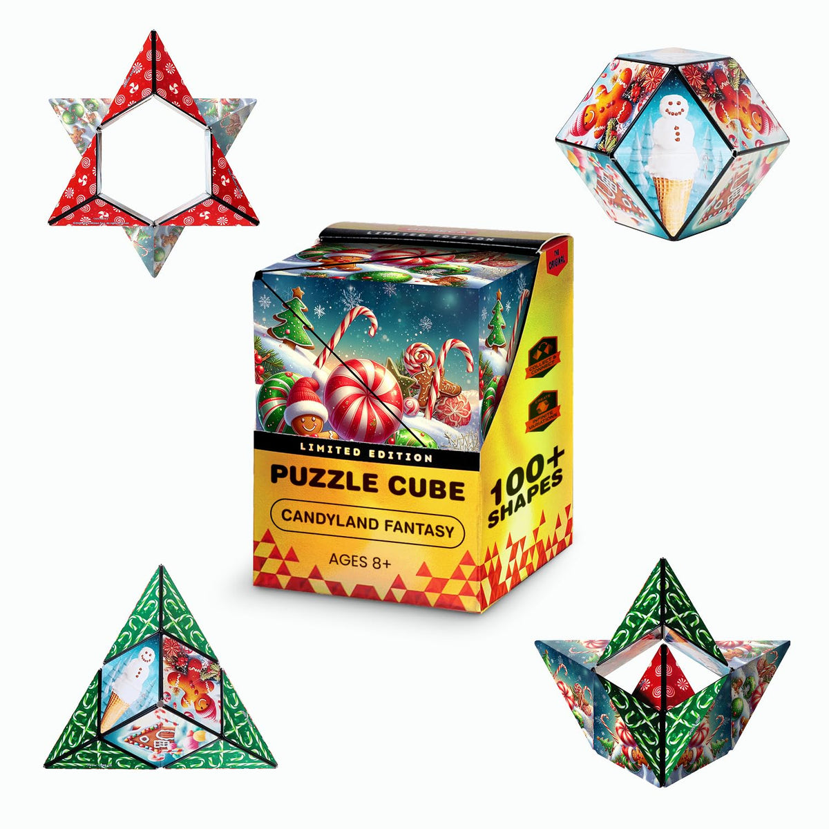 Shashibo DODECA Magnetic Puzzle Cube, Stress Relief Fidget Toy