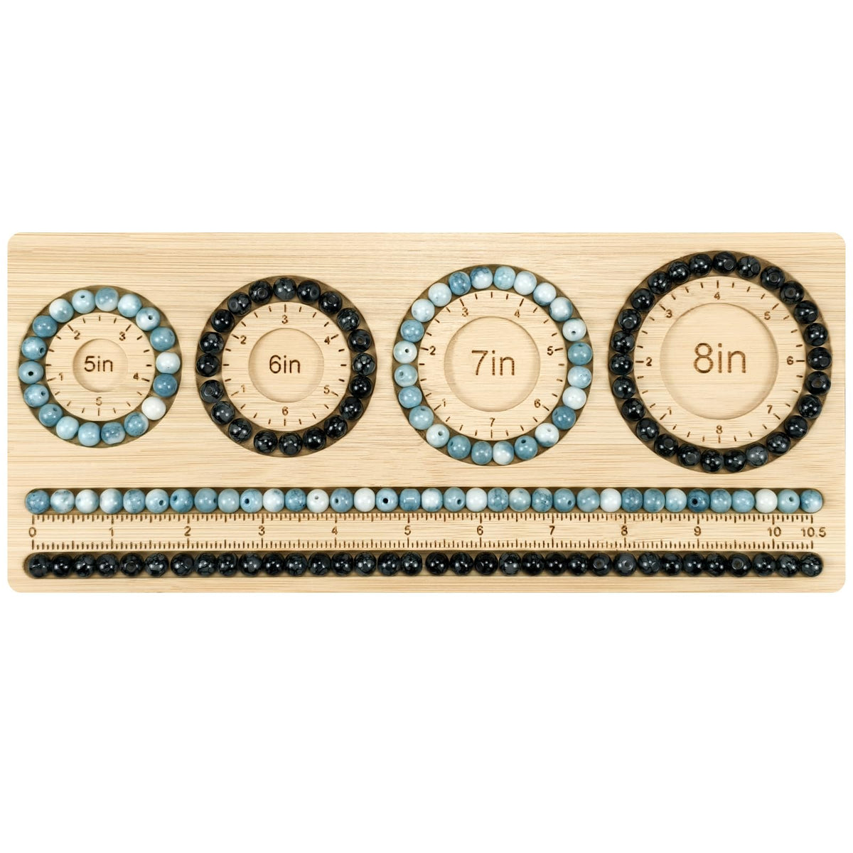 Petoysoso Bead Boards for Jewelry Making, Bamboo Beading Board for Bracelet & Necklace, Jewelry Making Supplies,Bead Tray Supplies