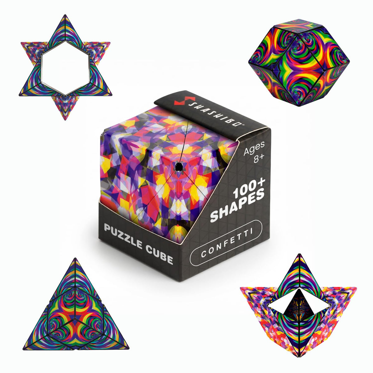 Shashibo OCTA Magnetic Puzzle Toy, Stress Relief Fidget Toy