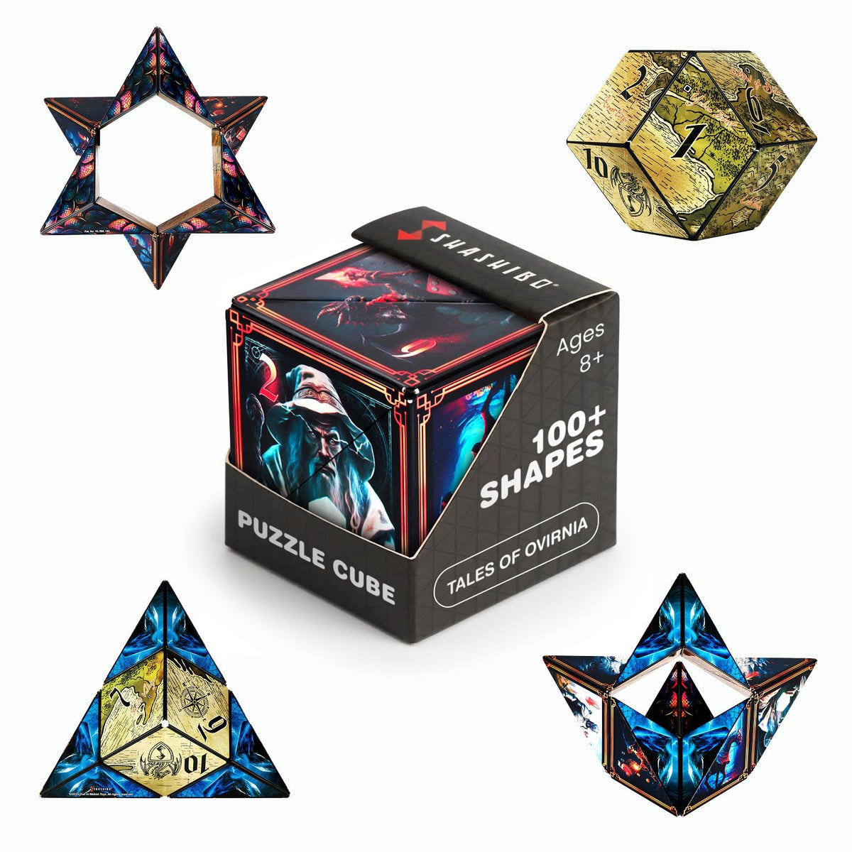 Shashibo DODECA Magnetic Puzzle Cube, Stress Relief Fidget Toy