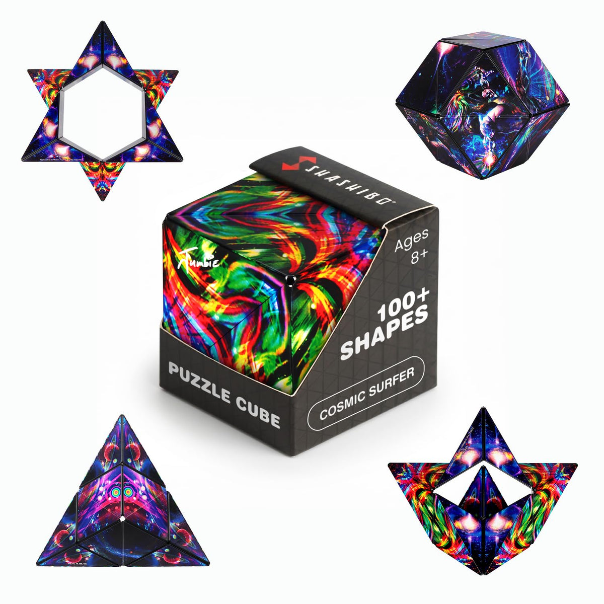 Shashibo OCTA Magnetic Puzzle Toy, Stress Relief Fidget Toy