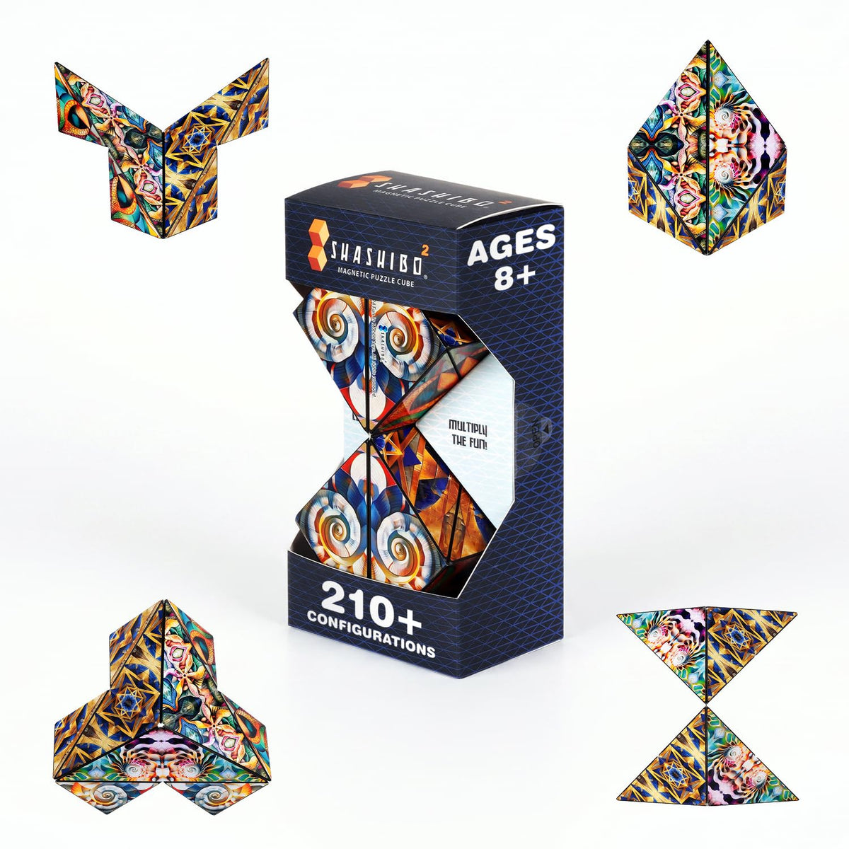 Shashibo OCTA Magnetic Puzzle Toy, Stress Relief Fidget Toy