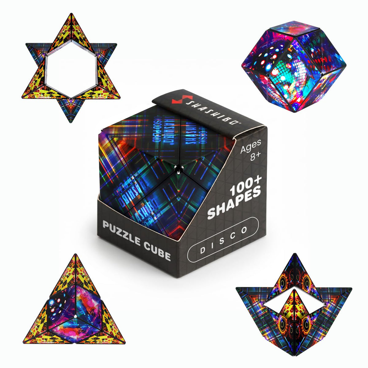 Shashibo DODECA Magnetic Puzzle Cube, Stress Relief Fidget Toy