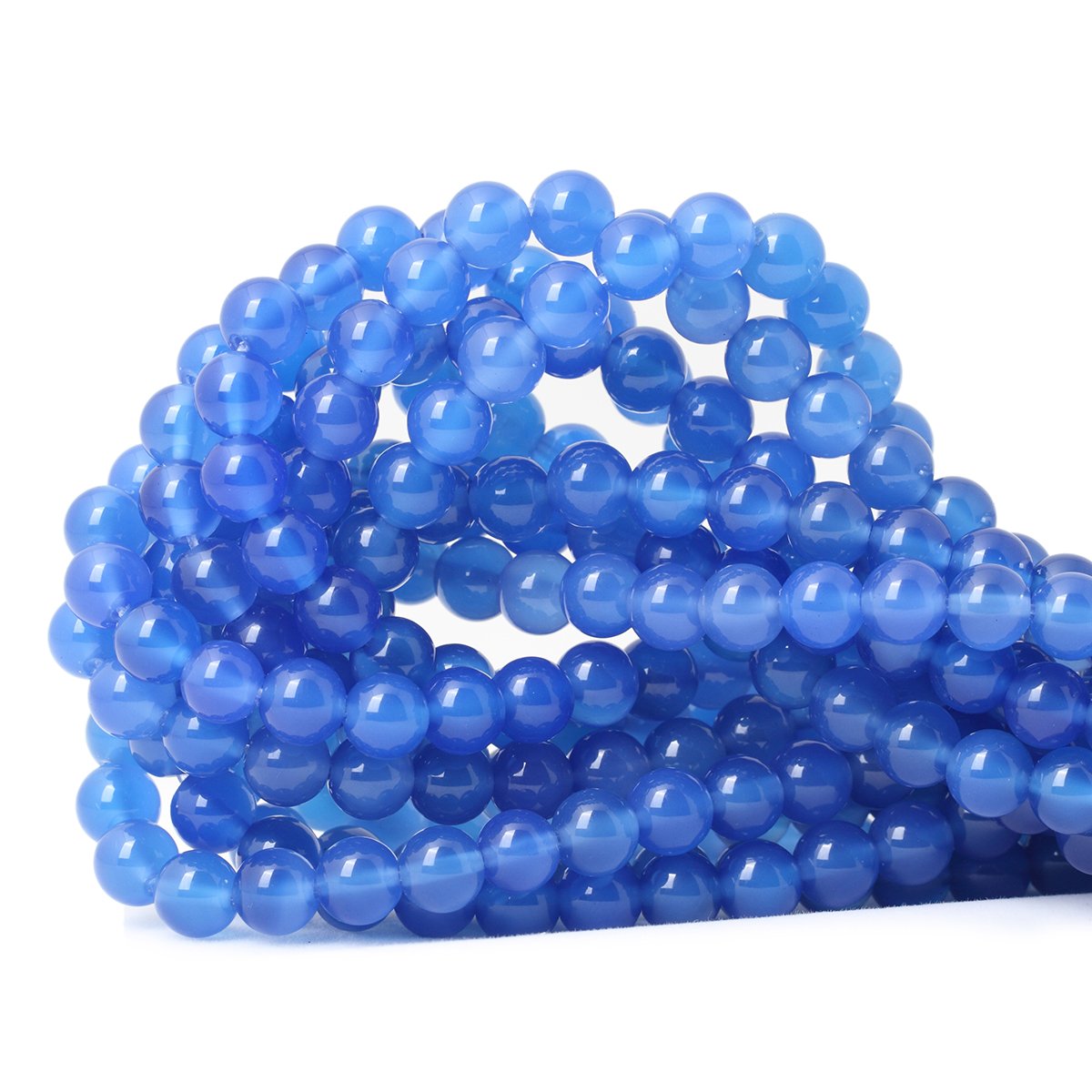 60PCS 6mm Natural Indian Agate Gemstone Round Loose Beads for Jewelry Making DIY 1 Strand 15"