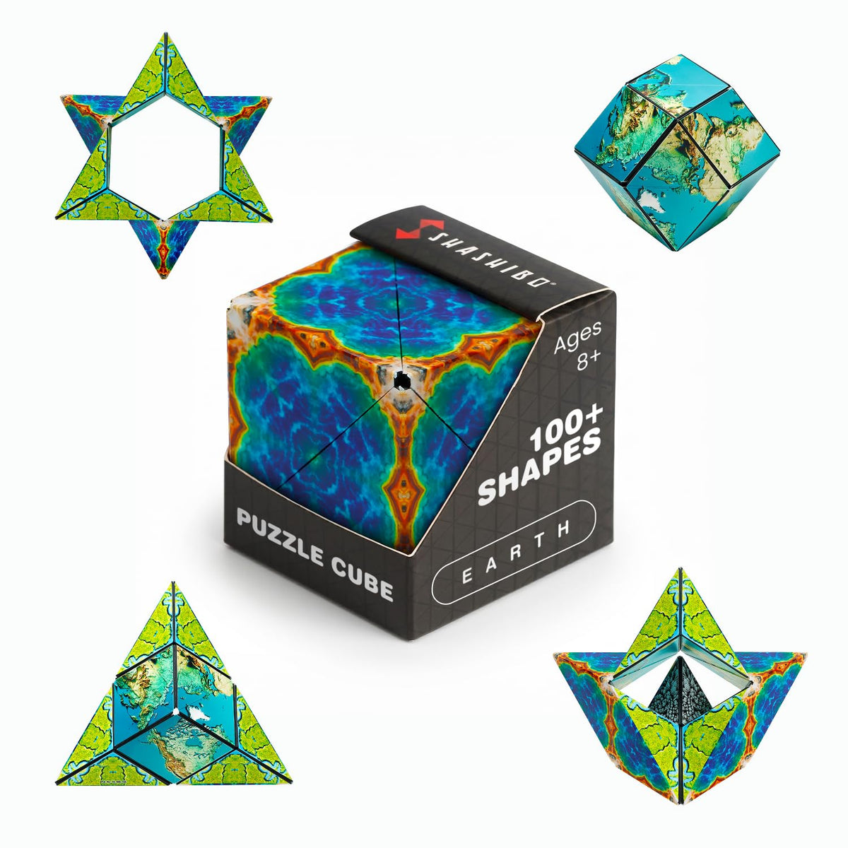 Shashibo DODECA Magnetic Puzzle Cube, Stress Relief Fidget Toy