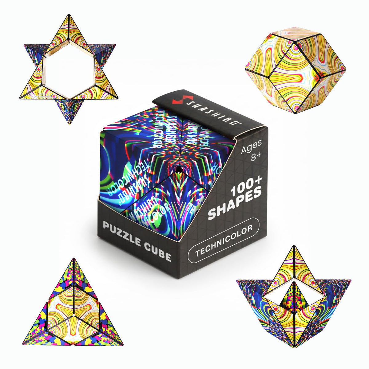 Shashibo DODECA Magnetic Puzzle Cube, Stress Relief Fidget Toy