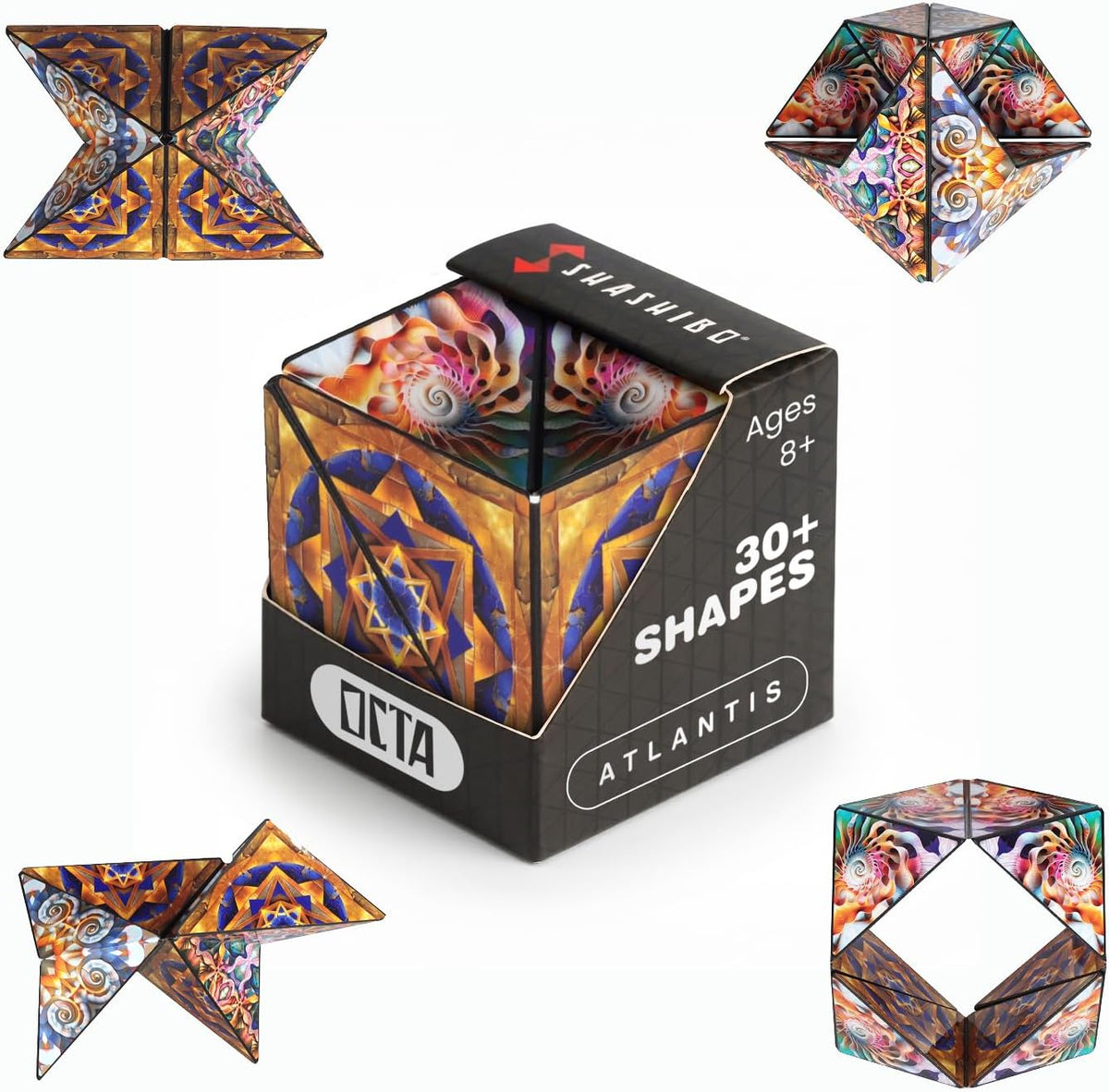 Shashibo OCTA Magnetic Puzzle Toy, Stress Relief Fidget Toy