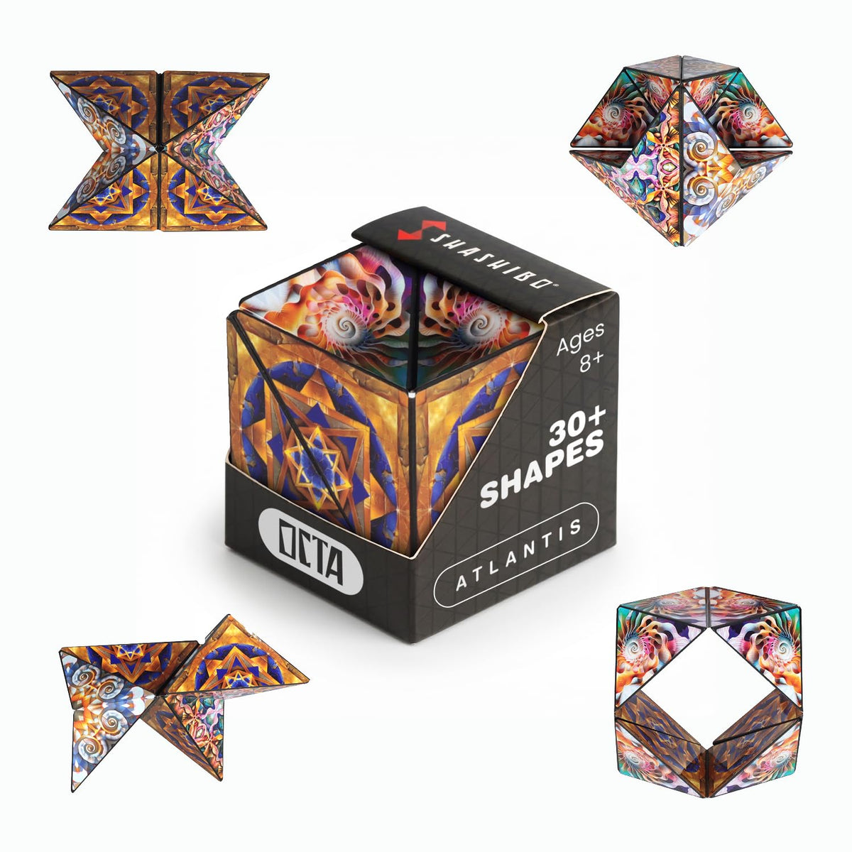 Shashibo DODECA Magnetic Puzzle Cube, Stress Relief Fidget Toy
