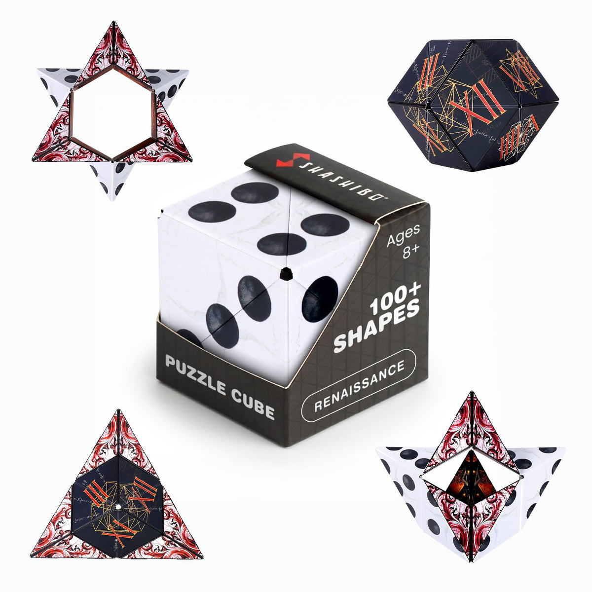 Shashibo DODECA Magnetic Puzzle Cube, Stress Relief Fidget Toy
