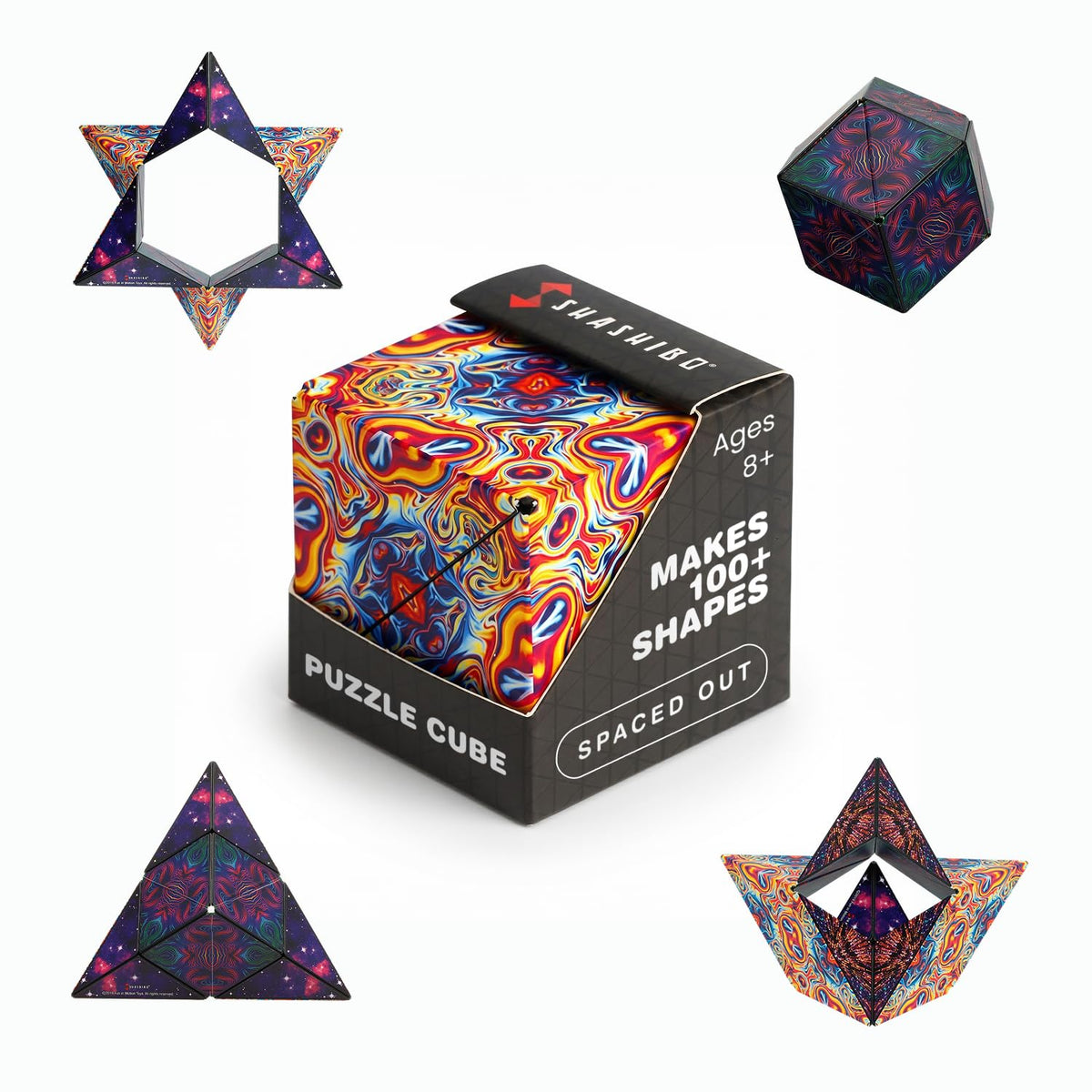 Shashibo DODECA Magnetic Puzzle Cube, Stress Relief Fidget Toy