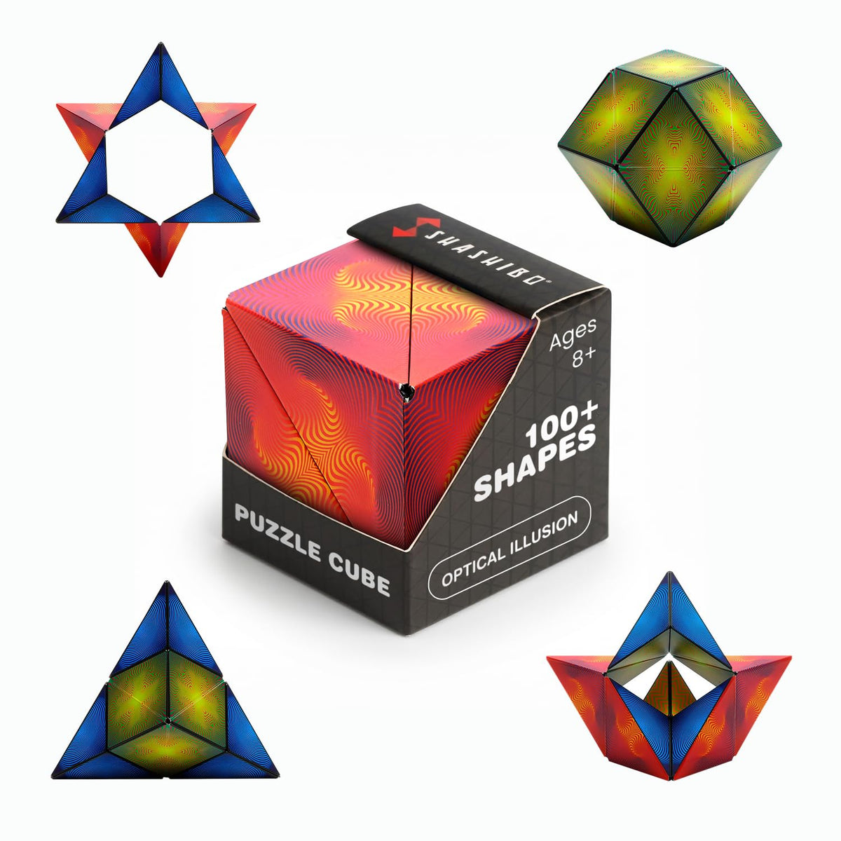 Shashibo OCTA Magnetic Puzzle Toy, Stress Relief Fidget Toy