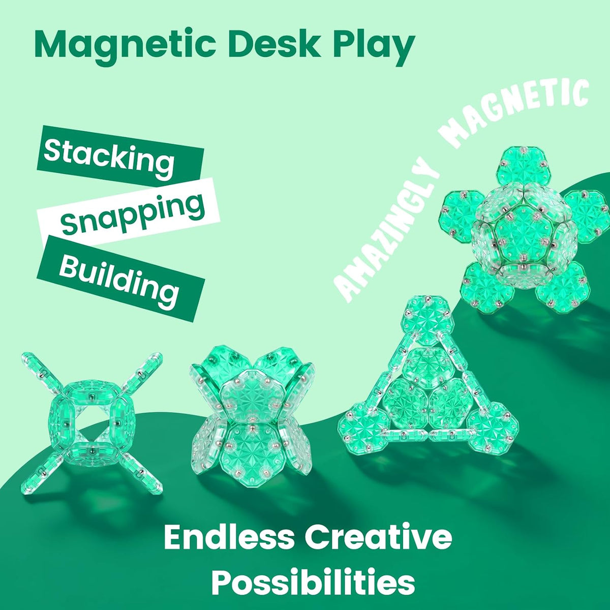 Magnetic Fidget Sphere, Adult Fidget Toy for Focus & Stress Relief