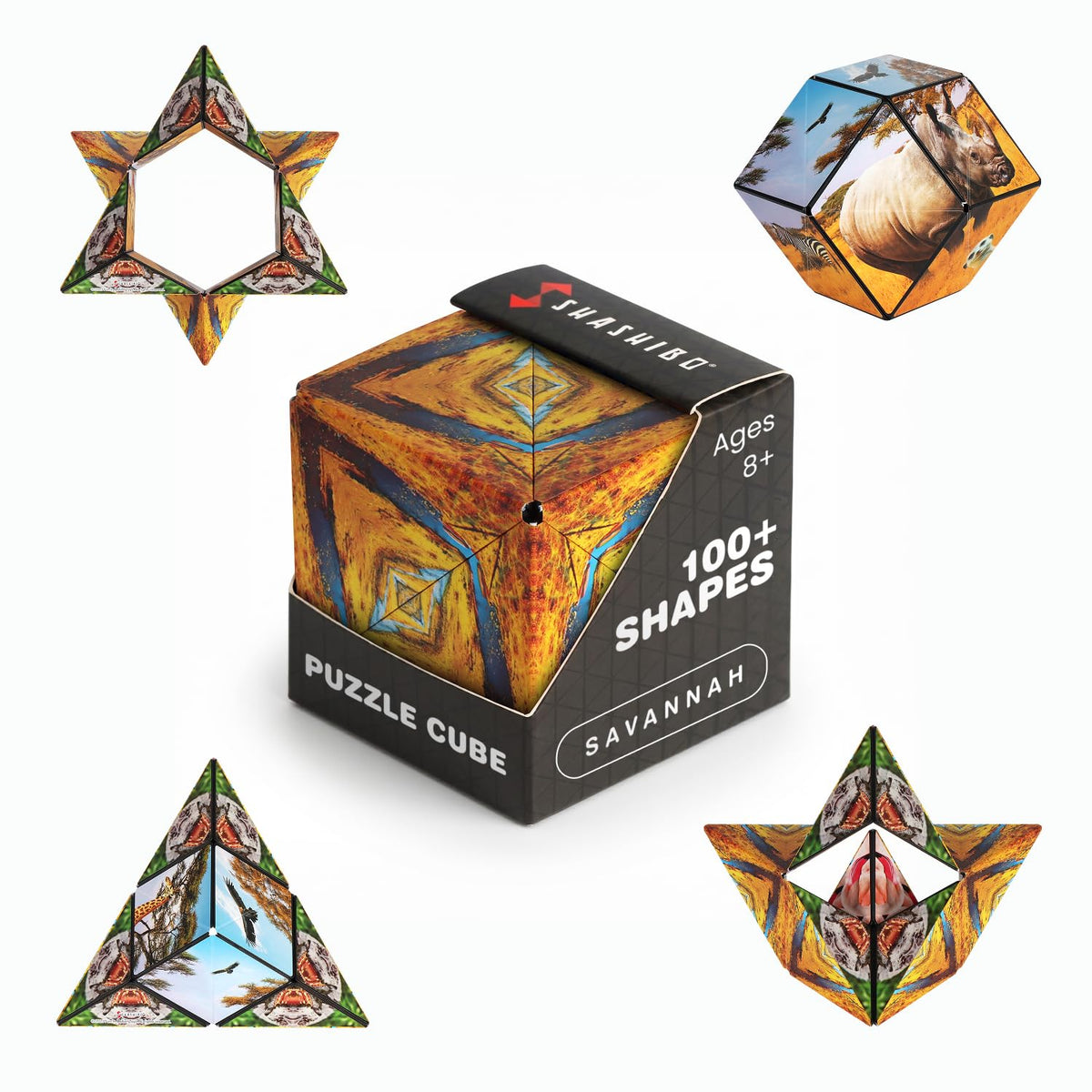 Shashibo OCTA Magnetic Puzzle Toy, Stress Relief Fidget Toy
