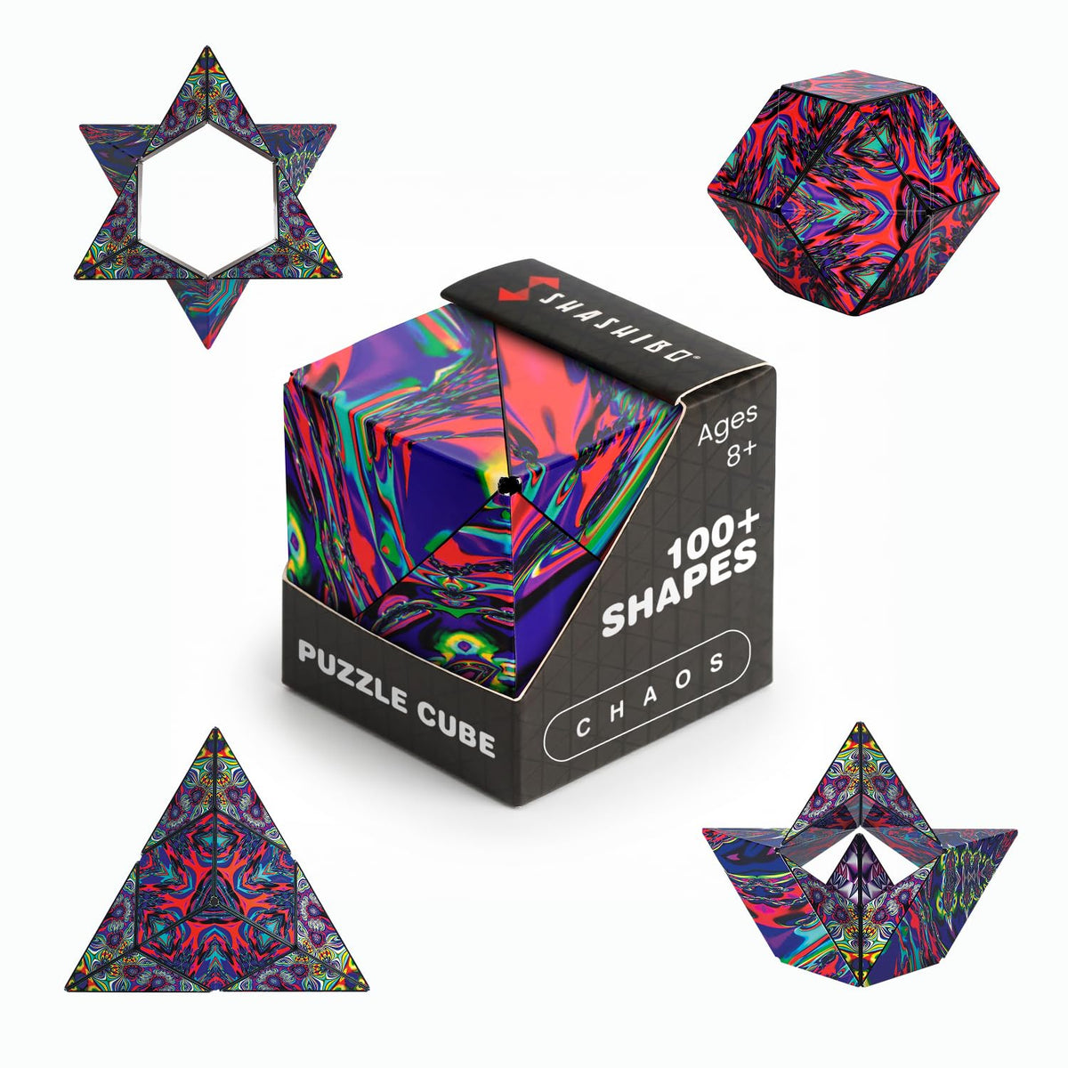 Shashibo OCTA Magnetic Puzzle Toy, Stress Relief Fidget Toy