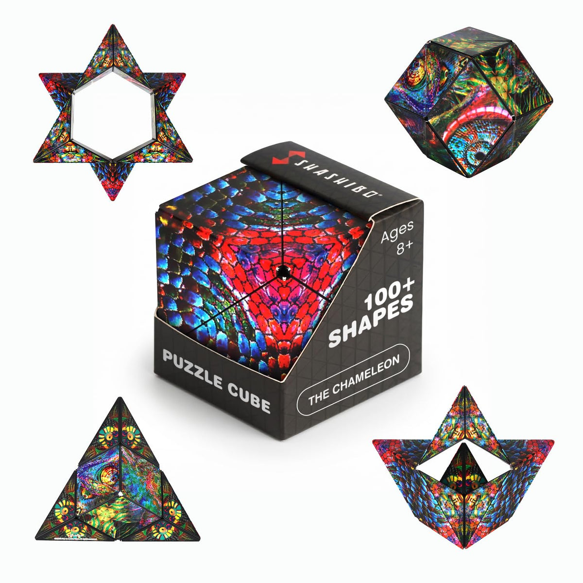 Shashibo DODECA Magnetic Puzzle Cube, Stress Relief Fidget Toy