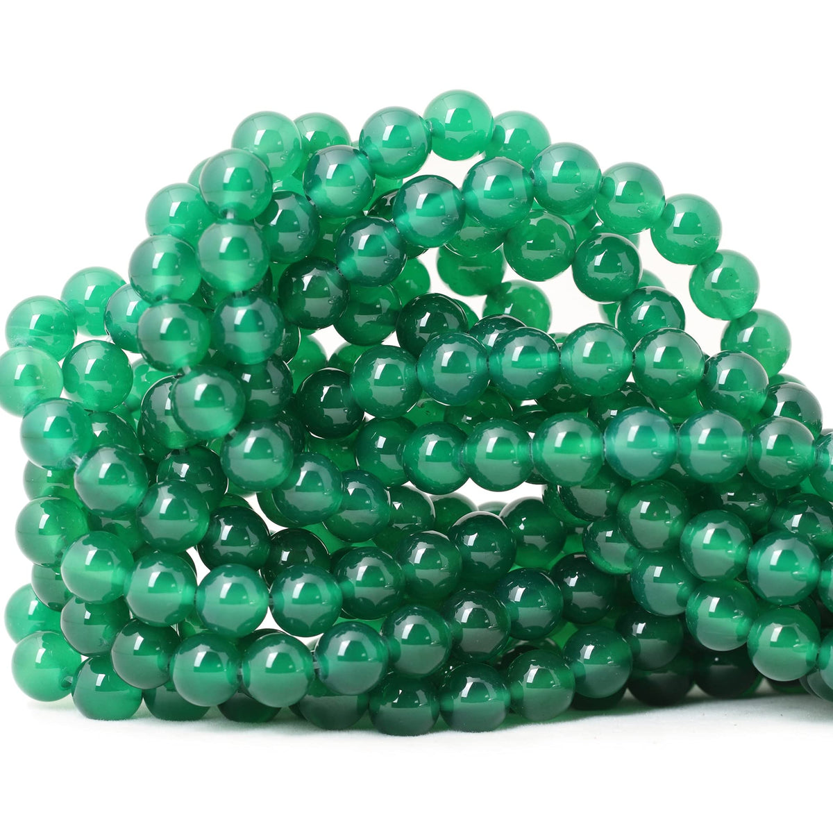 60PCS 6mm Natural Indian Agate Gemstone Round Loose Beads for Jewelry Making DIY 1 Strand 15"