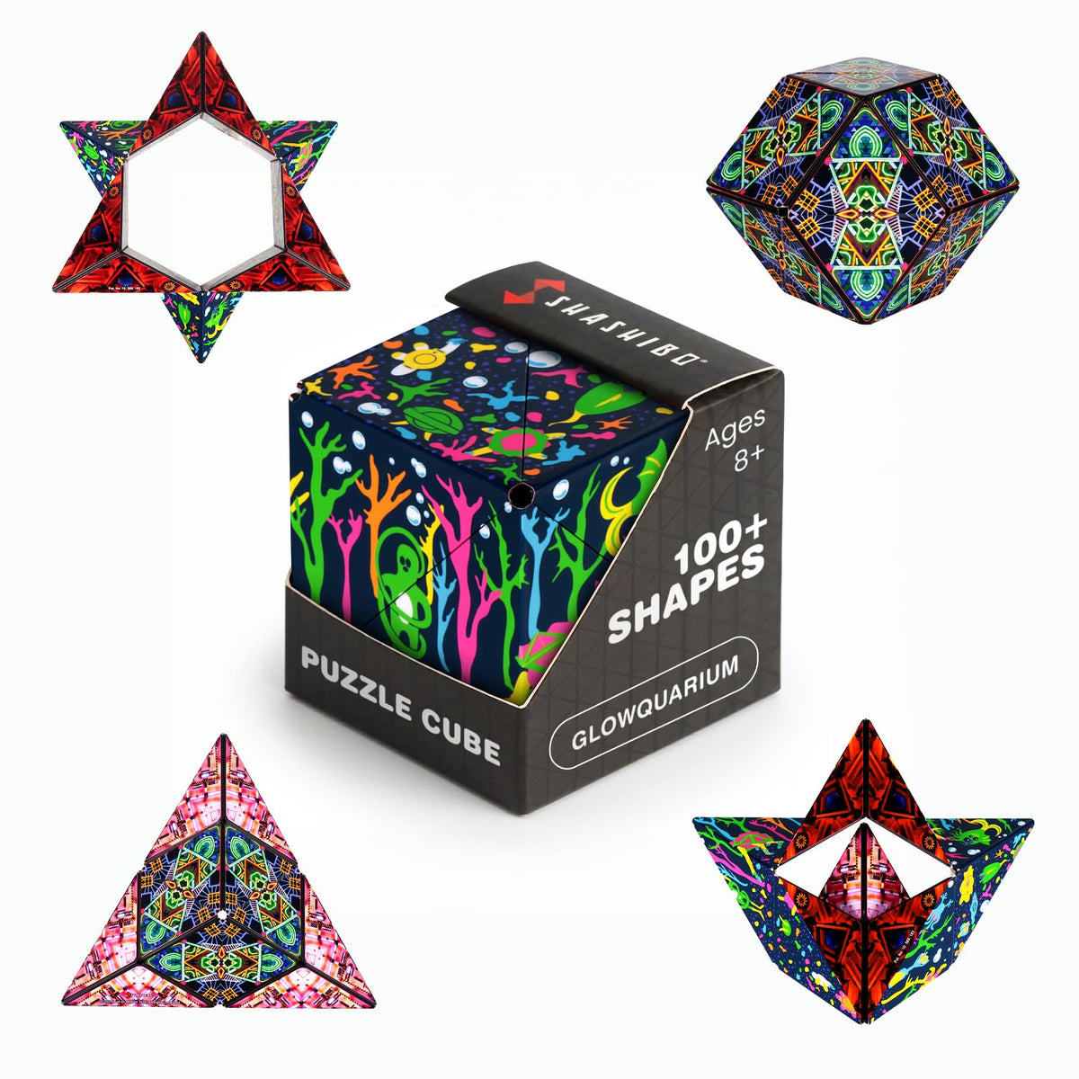 Shashibo DODECA Magnetic Puzzle Cube, Stress Relief Fidget Toy