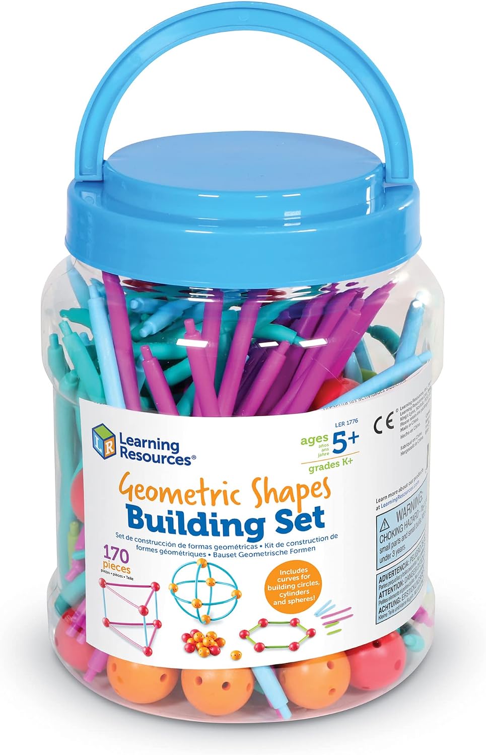 Learning Resources Geometric Shapes Building Set