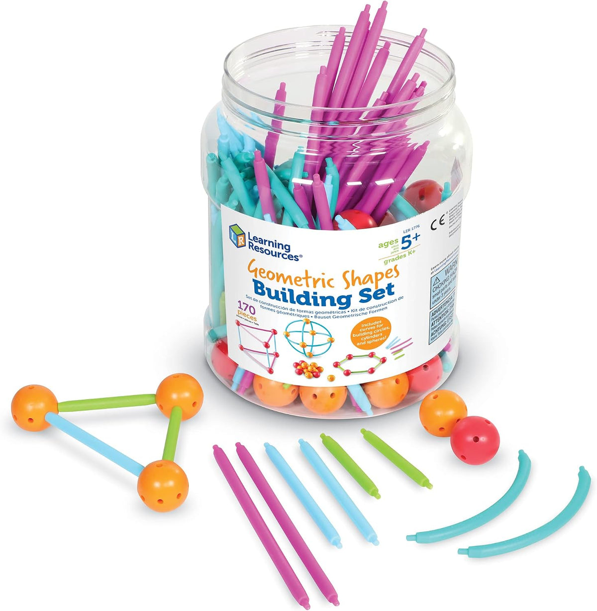 Learning Resources Geometric Shapes Building Set