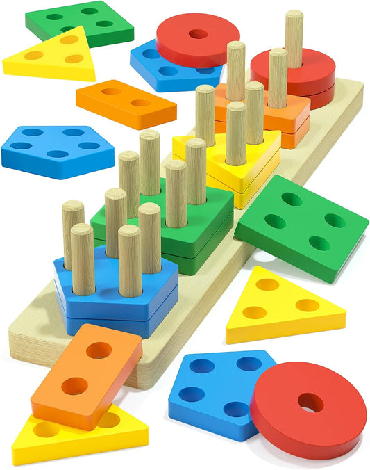 Zartores Montessori Toys for 1 2 Year Old Boys Girls Gifts, Toddler Toys