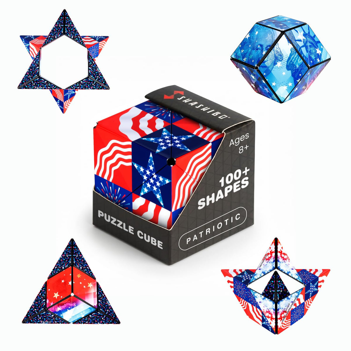 Shashibo DODECA Magnetic Puzzle Cube, Stress Relief Fidget Toy