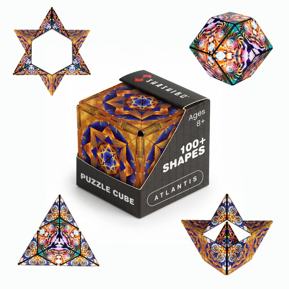 Shashibo OCTA Magnetic Puzzle Toy, Stress Relief Fidget Toy