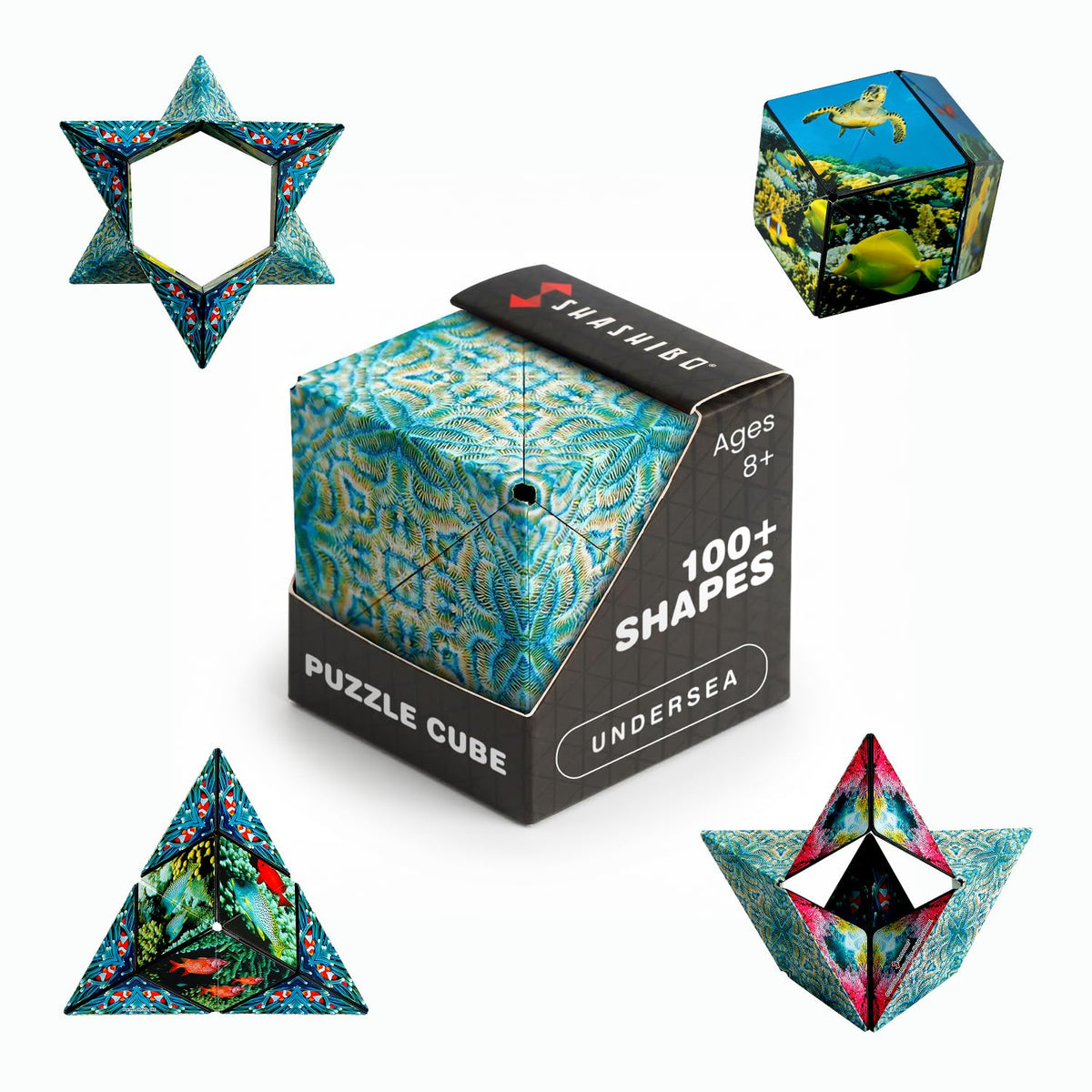 Shashibo DODECA Magnetic Puzzle Cube, Stress Relief Fidget Toy