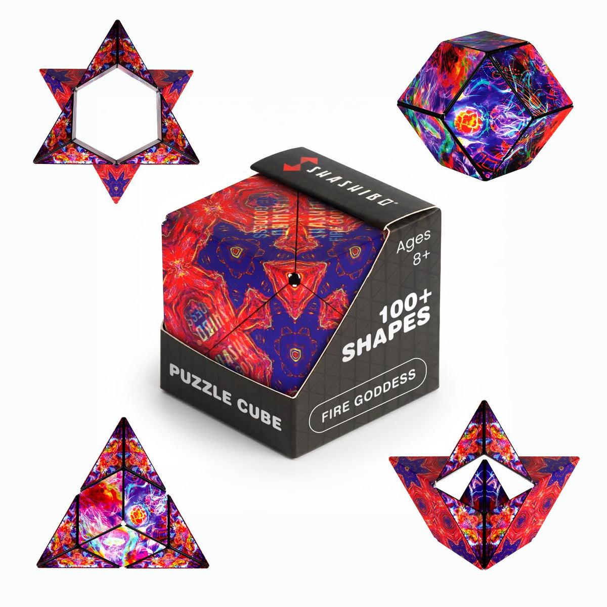 Shashibo DODECA Magnetic Puzzle Cube, Stress Relief Fidget Toy