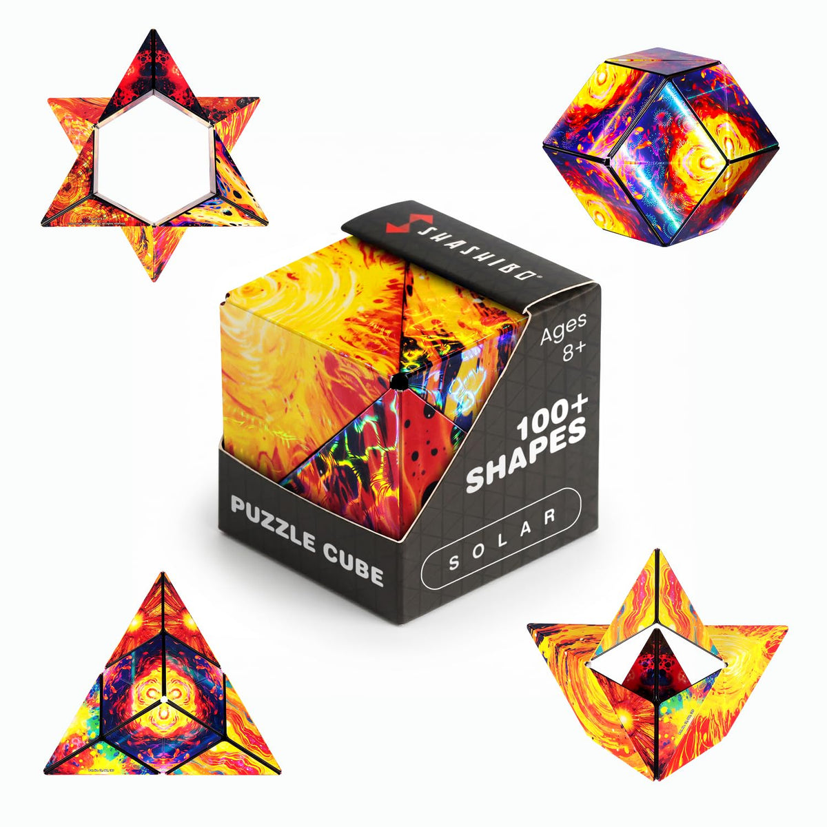 Shashibo OCTA Magnetic Puzzle Toy, Stress Relief Fidget Toy