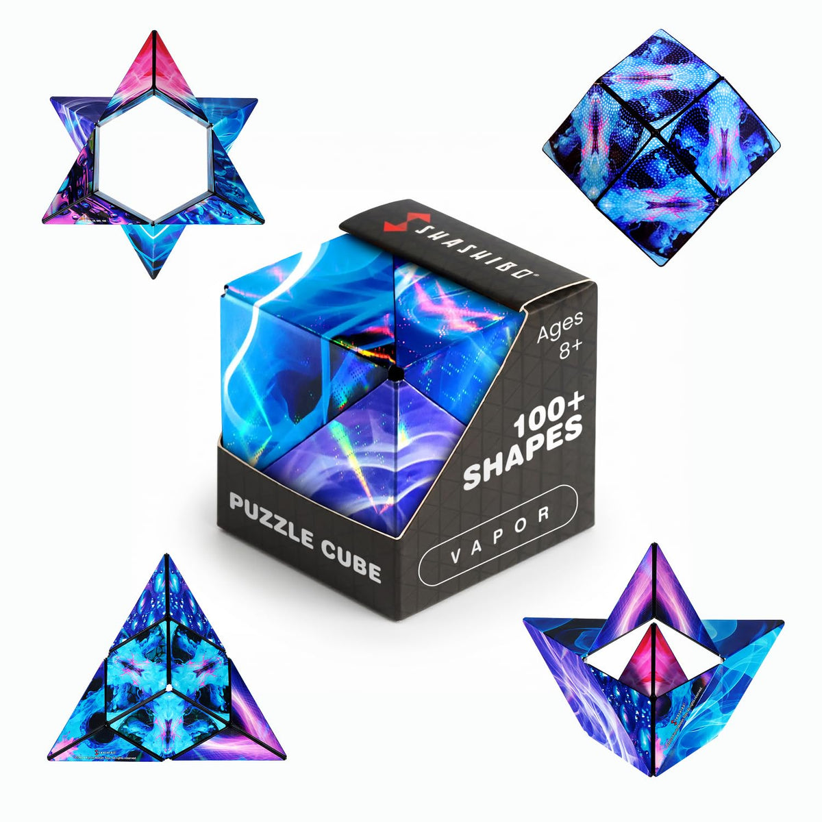 Shashibo DODECA Magnetic Puzzle Cube, Stress Relief Fidget Toy