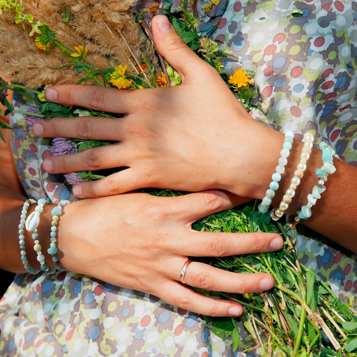 Jewelry Making Kit for Adults, 1562pcs Natural Stone Beads Bracelet Making