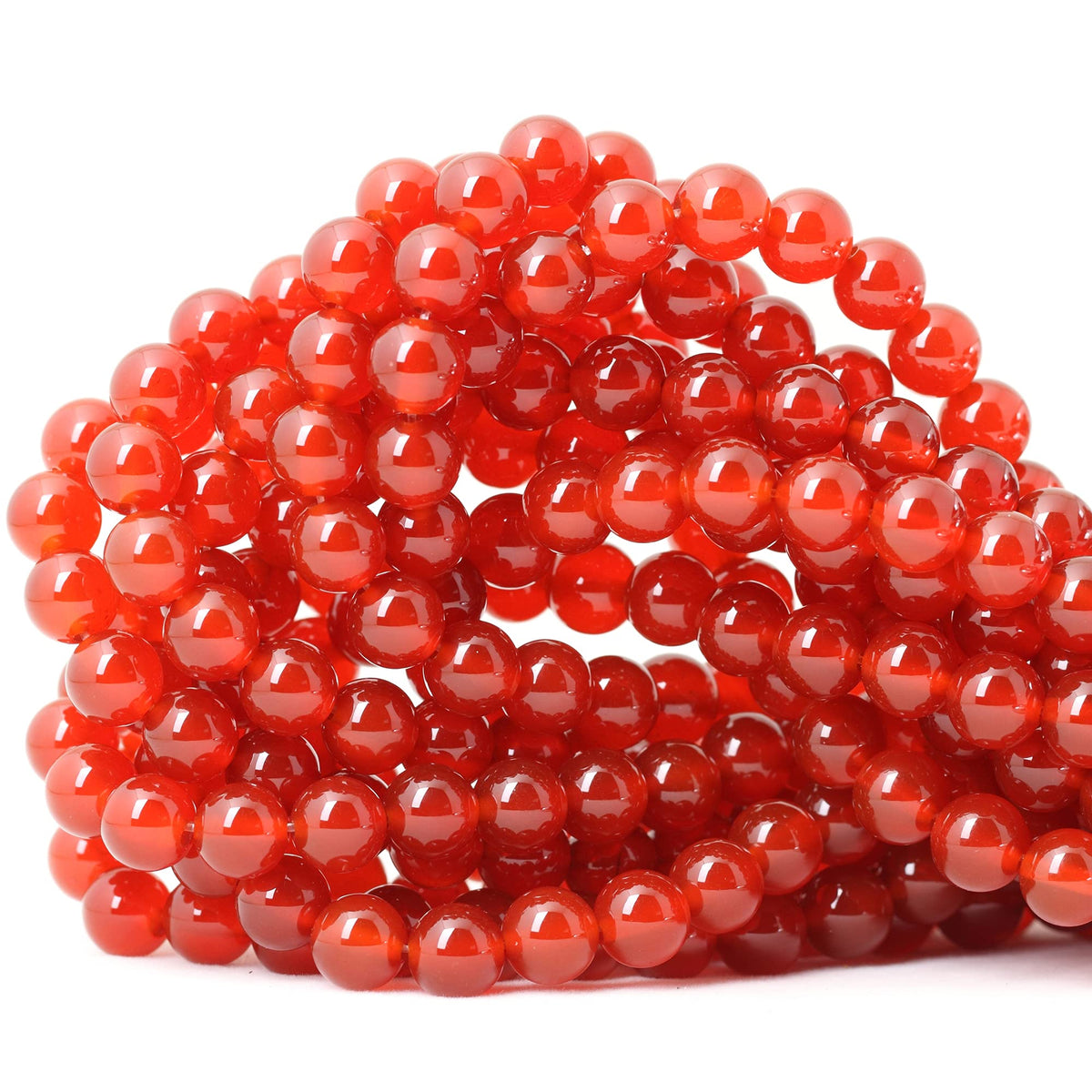 60PCS 6mm Natural Indian Agate Gemstone Round Loose Beads for Jewelry Making DIY 1 Strand 15"