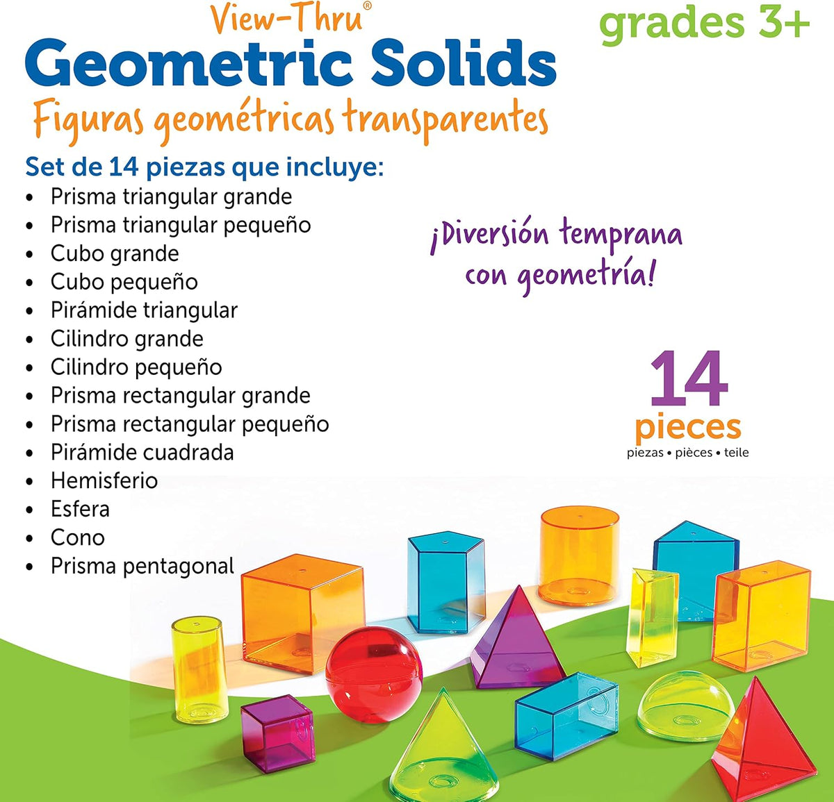 Learning Resources View-Thru Geometric Solids