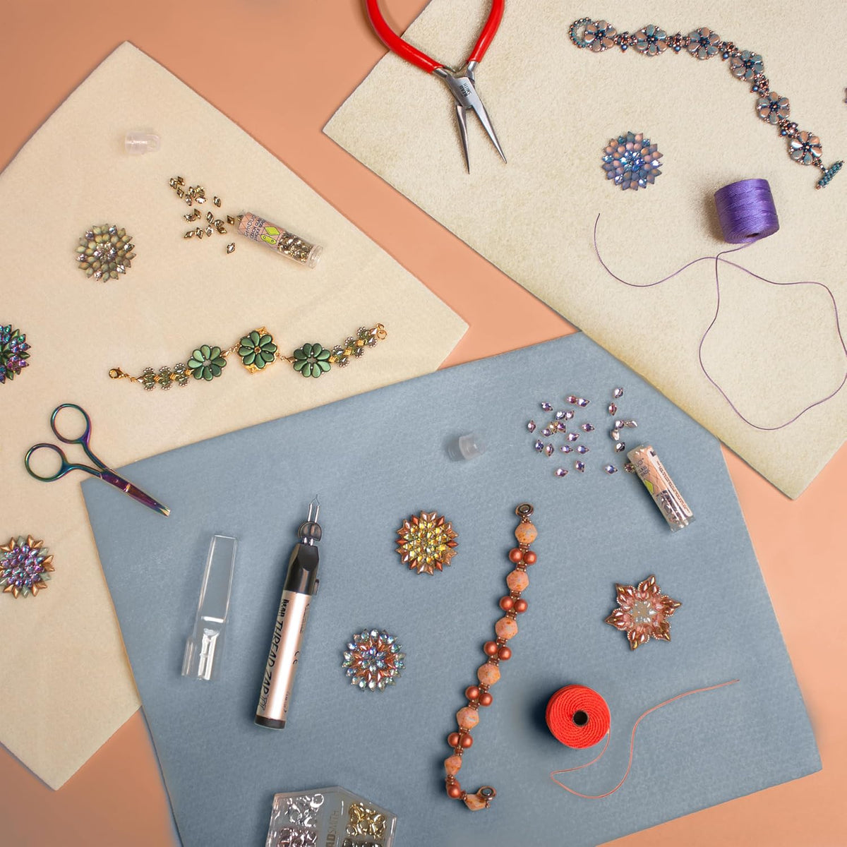 The Beadsmith Beading Mats Set