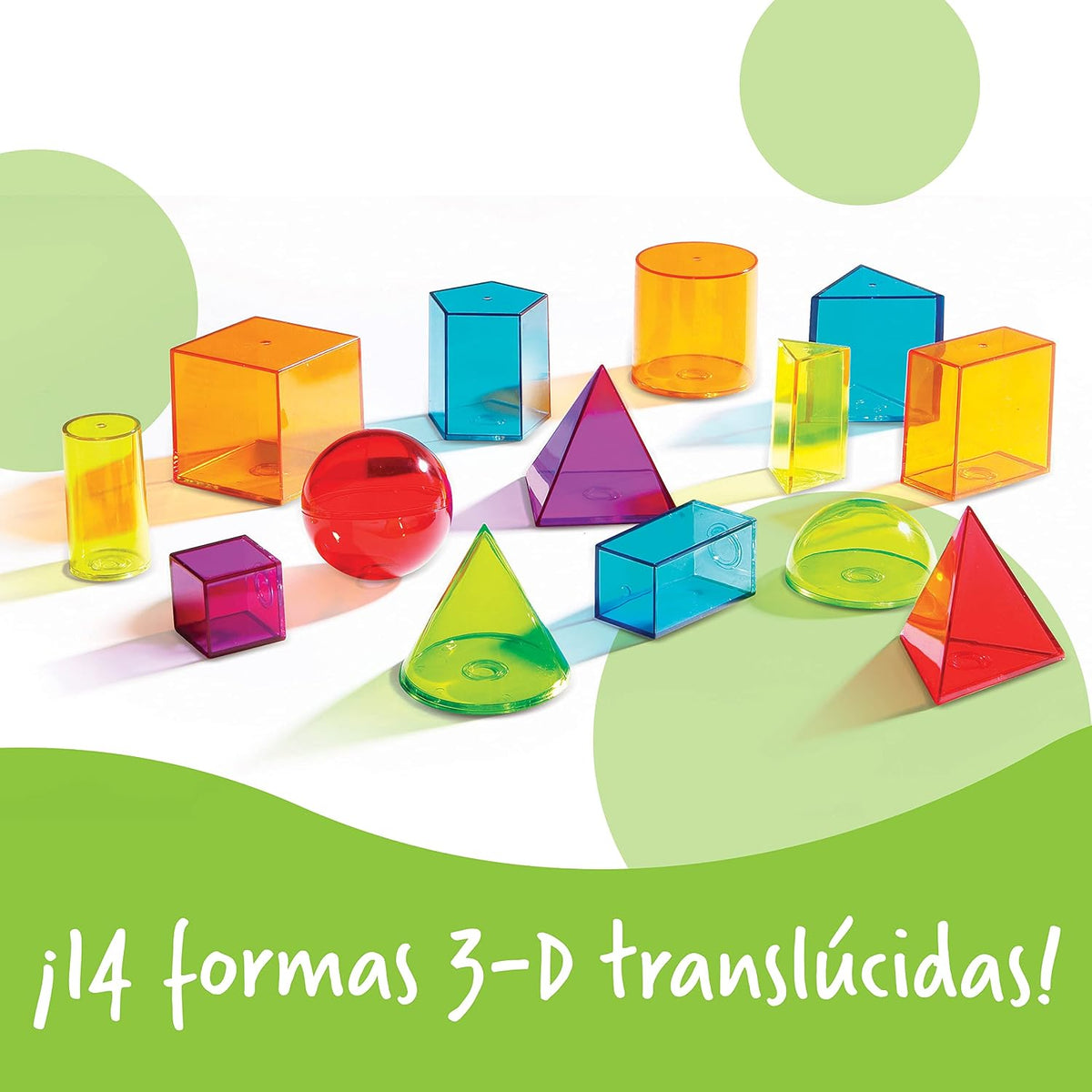 Learning Resources View-Thru Geometric Solids