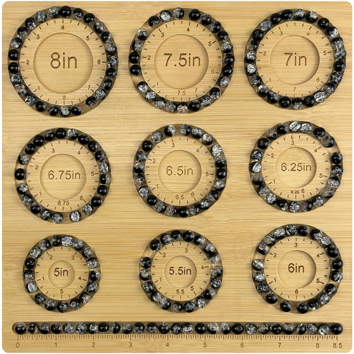 Petoysoso Bead Boards for Jewelry Making, Bamboo Beading Board for Bracelet & Necklace, Jewelry Making Supplies,Bead Tray Supplies
