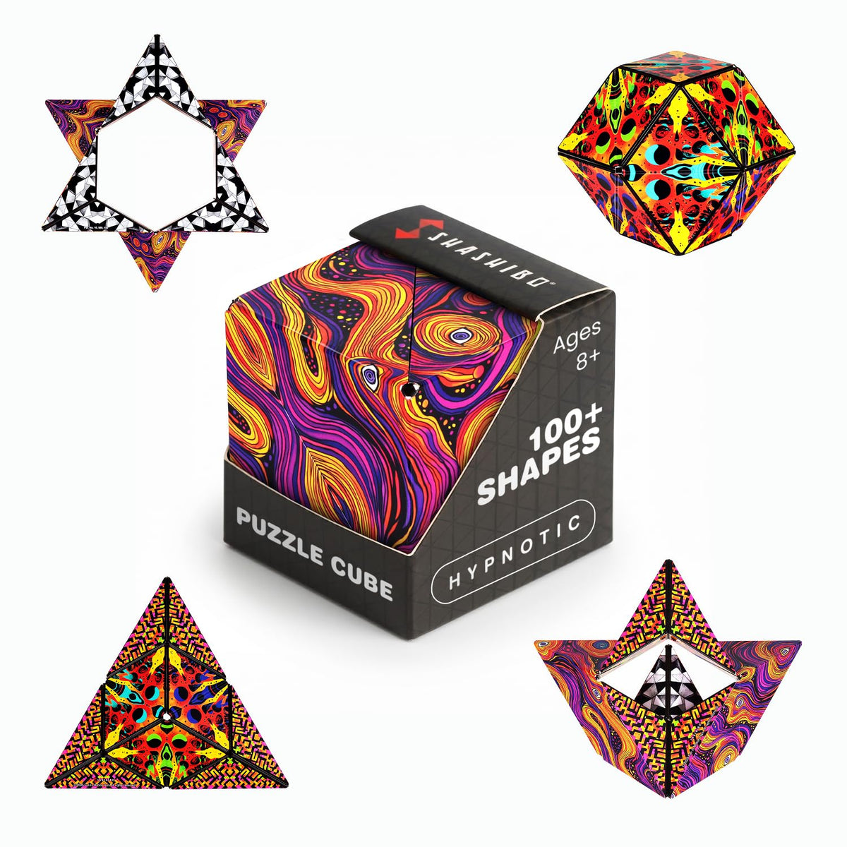 Shashibo DODECA Magnetic Puzzle Cube, Stress Relief Fidget Toy
